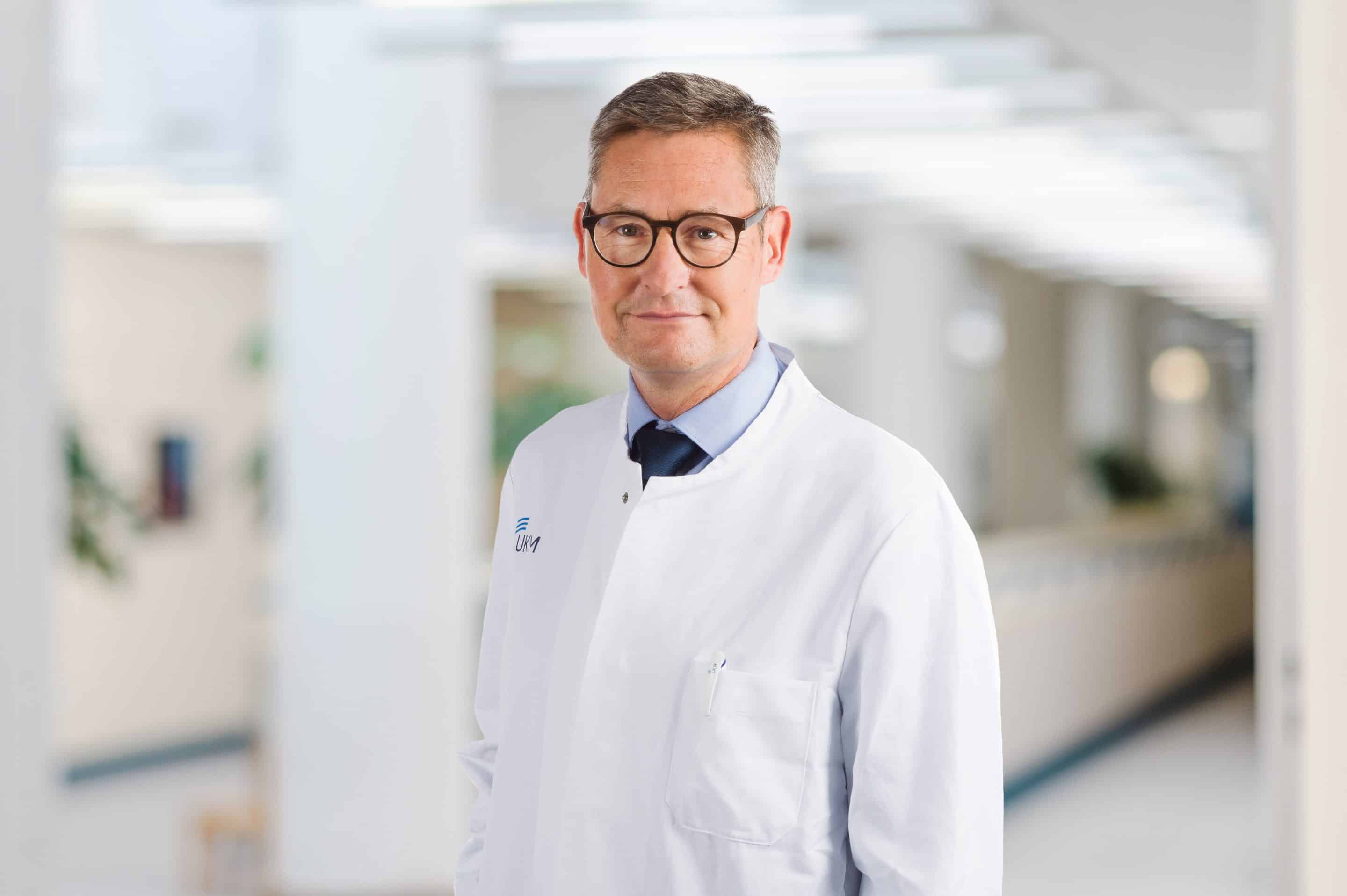 UKM_Eckardt_Lars Informiert beim Online-Seminar kommenden Mittwoch (09.11.) ab 17 Uhr mit seinen Kolleginnen und Kollegen zum Thema „Turbulenzen im Herz – Vorhofflimmern“: Prof. Lars Eckhardt, Direktor der Klinik für Kardiologie II am UKM.