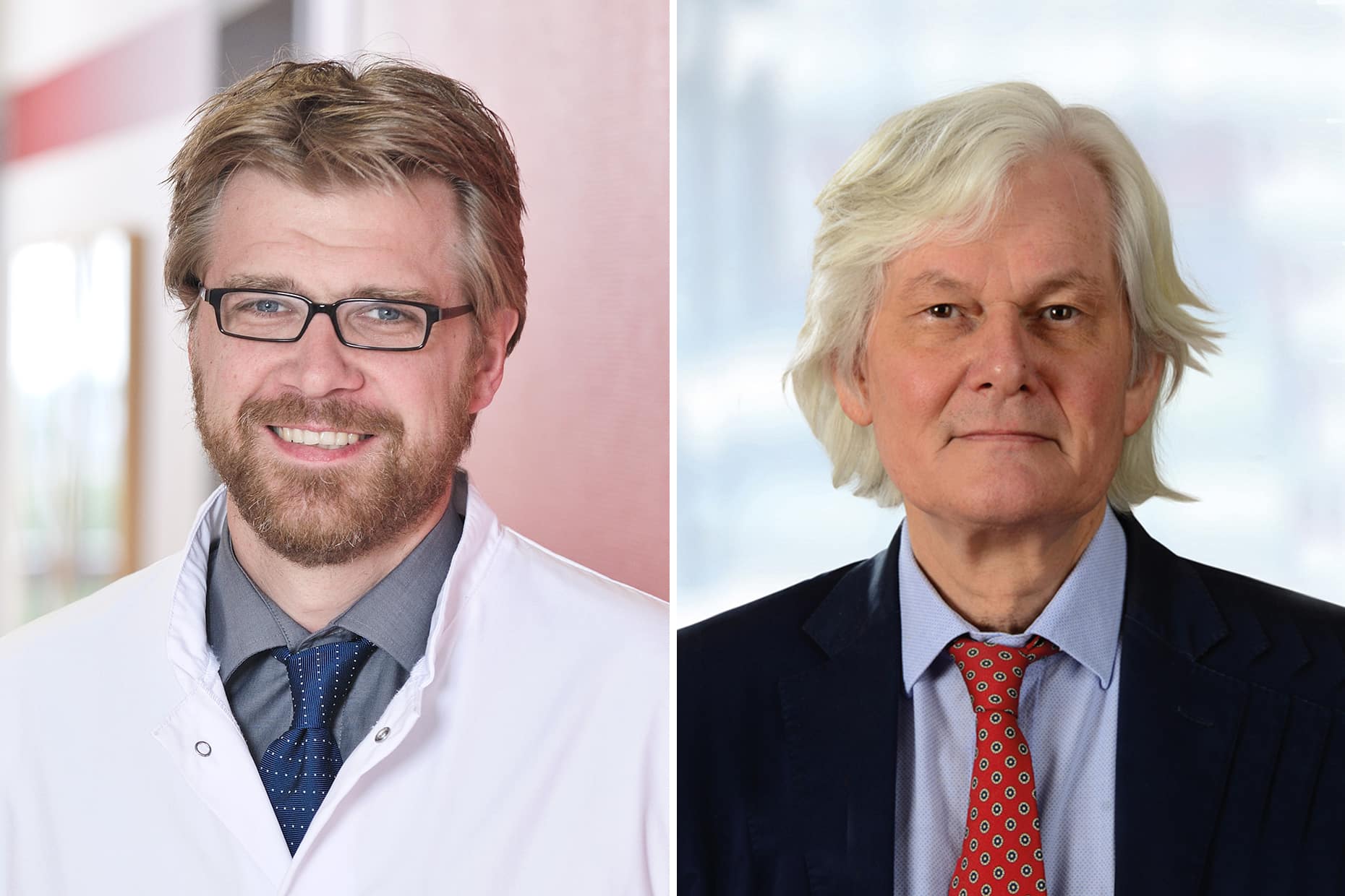 MAgKs: Die Leiter „Münsteraner Allianz gegen Krebs – MAgKs“, Priv.-Doz. Dr. Rüdiger Liersch (l.) und Priv.-Doz. Dr. Hans-Joachim Schulze (r.) - AlexOnline