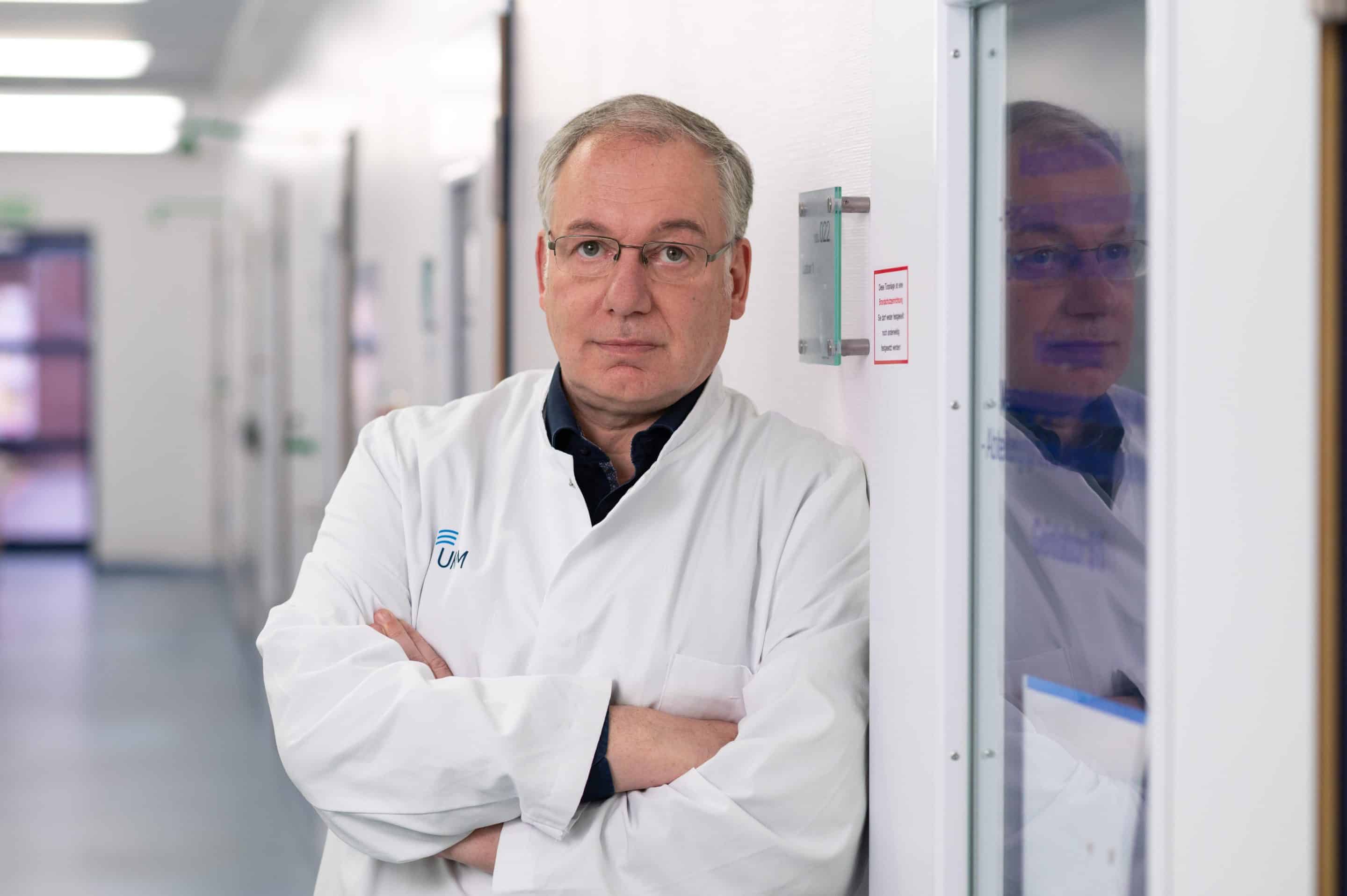 Leukämie: Foto (UKM/Wibberg): Prof. Matthias Stelljes, Leiter des Stammzelltransplantationsprogramm der Medizinischen Klinik A am UKM und Forscher an der Medizinischen Fakultät der WWU Münster