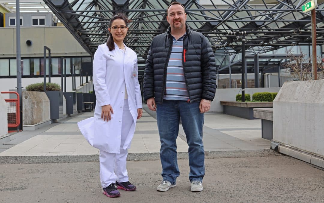 Lupus: Dr. Rebecca Hasseli-Fräbel hat in der UKM-Rheumaambulanz Jens Kersting erfolgreich behandelt. (© Foto UKM)